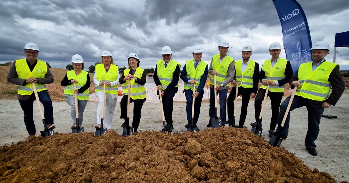 Potężna farma wiatrowa niedaleko Wrocławia. Budowa trwa