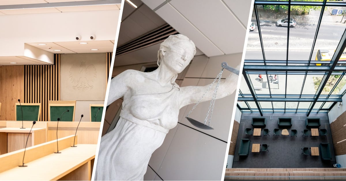 Nowy gmach sądu apelacyjnego w centrum - od środka | ZDJĘCIA