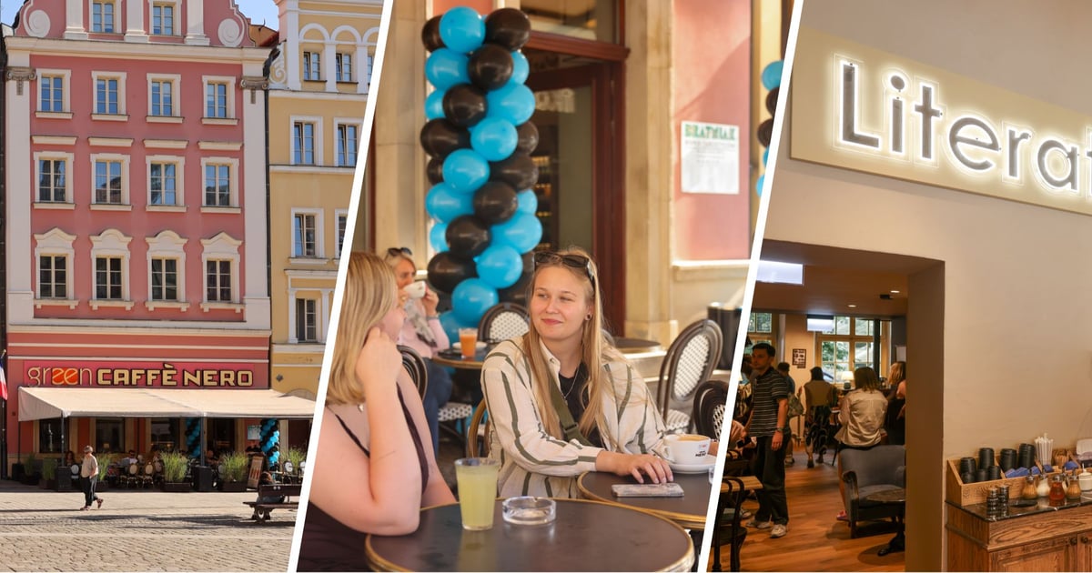 Od Literatki do Green Caffe Nero. Zdjęcia nowej kawiarni na Rynku