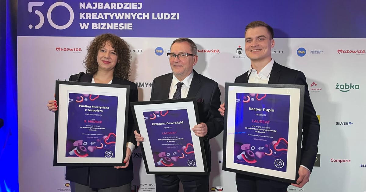 Wrocławianie nagrodzeni za wyjątkową kreatywność w biznesie