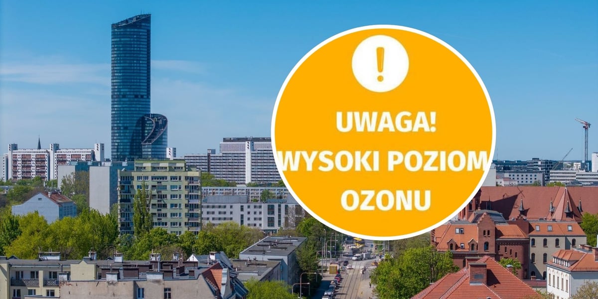 Wysoki poziom ozonu. GIOŚ wydał zalecenia dla mieszkańców