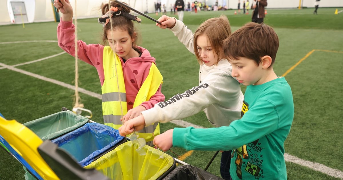 Edukacja ekologiczna przez zabawę, czyli Recykling Cup w Spartanie [ZDJĘCIA]