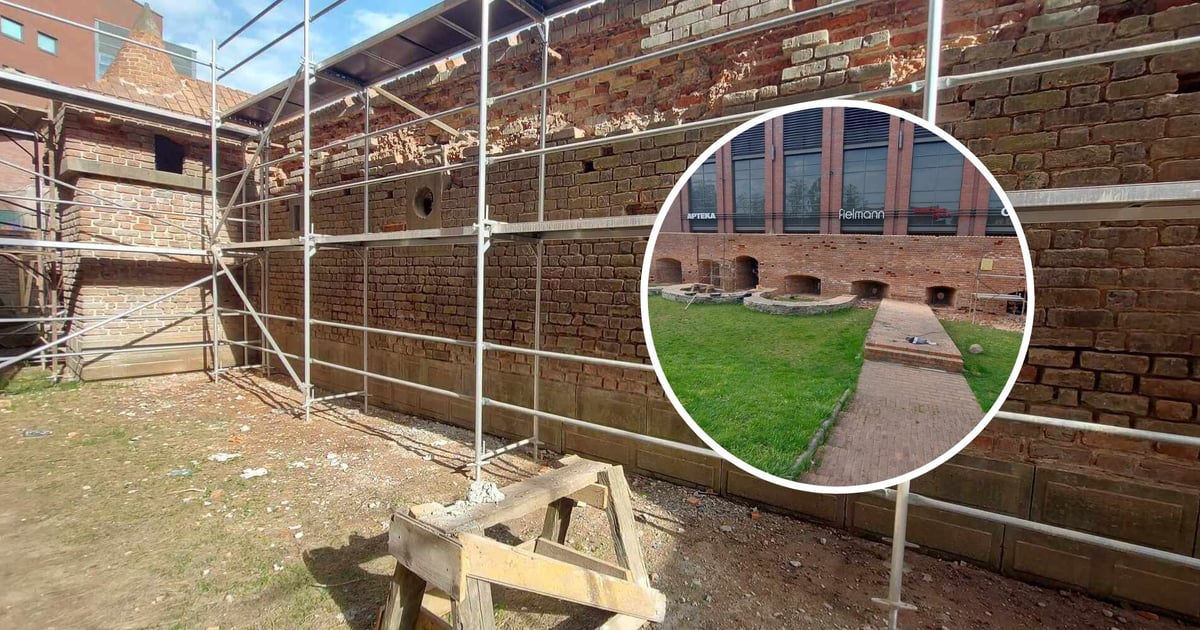 Zabytkowa Basteja Hioba. realizowane są prace restauracyjne. Co obejmują?