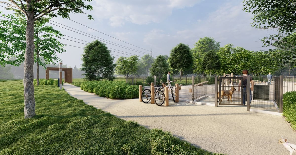 Tak będzie wyglądać psi wybieg i nowa alejka w Ekoparku - mamy wizualizacje