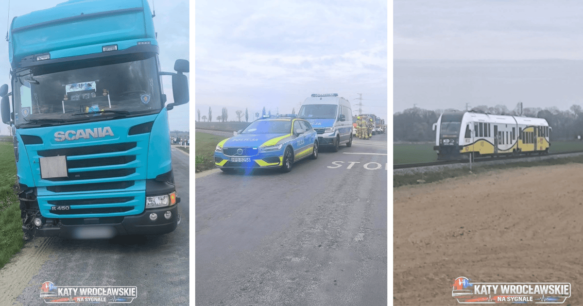 Wypadek na torach w Michałowicach. Utrudnienia dla pasażerów i kierowców