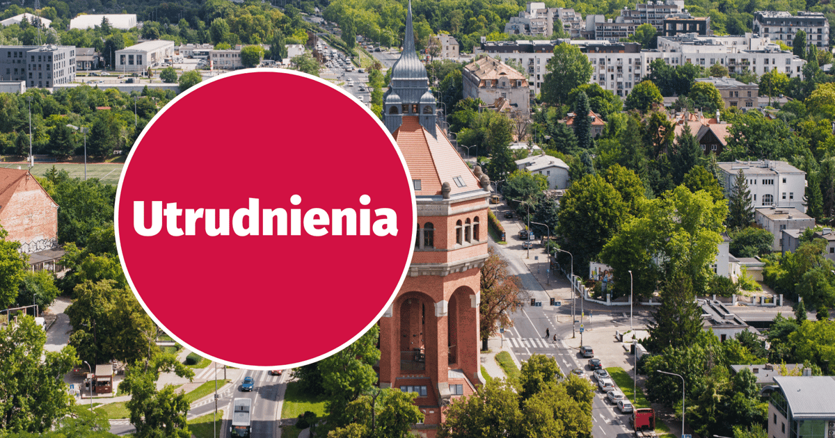Utrudnienia na Al. Wiśniowej. Samochody i autobusy z objazdem