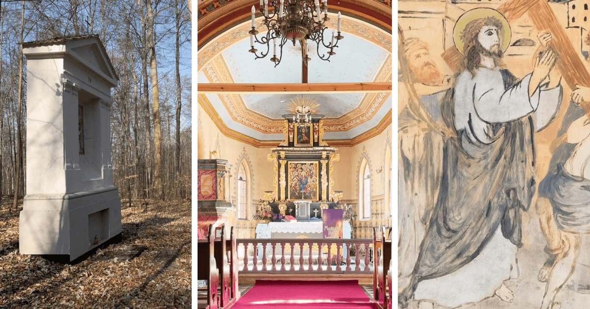 Tę drogę krzyżową z XVIII wieku warto przejść. Jest blisko Wrocławia