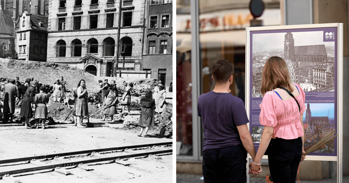 „80 lat powojennego Wrocławia” Zobacz, jak zmieniło się nasze miasto | GALERIA