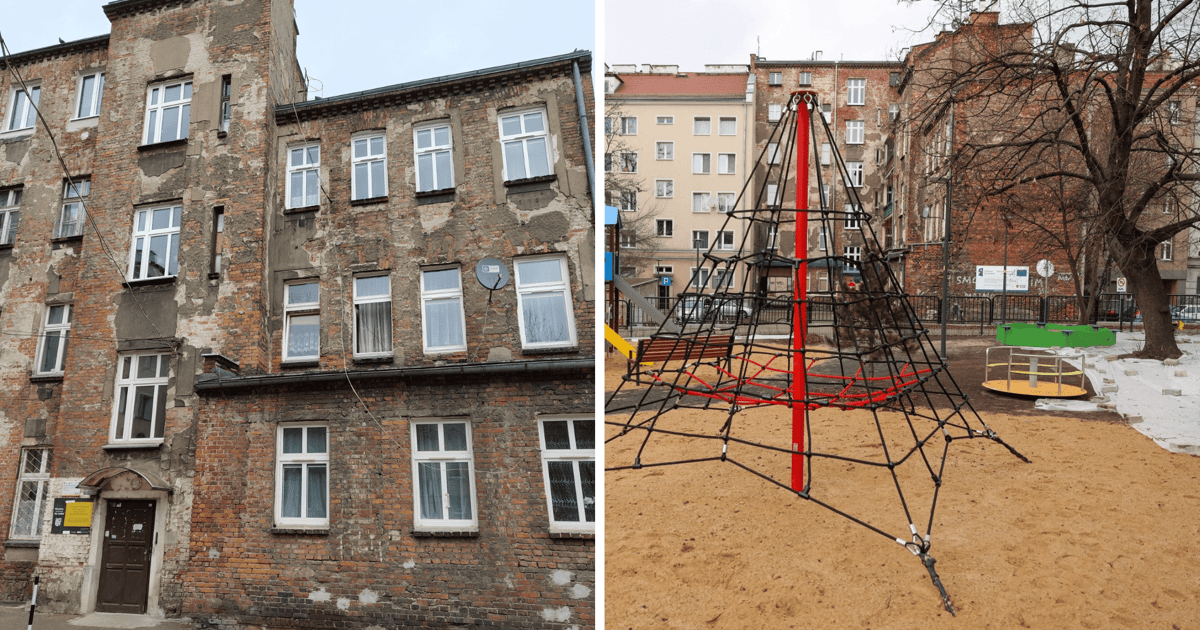 Wyremontowali podwórko na Ołbinie. Wygląd zmieni też jedna z oficyn