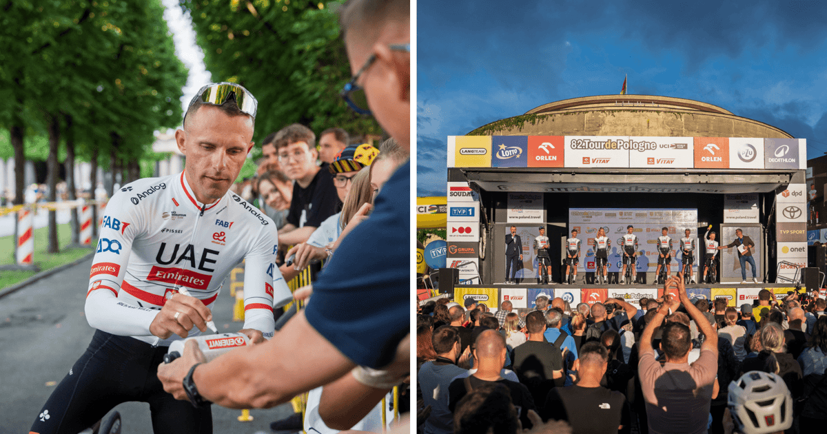 Prezentacja drużyn Tour de Pologne we Wrocławiu. Majka wystartuje ostatni raz