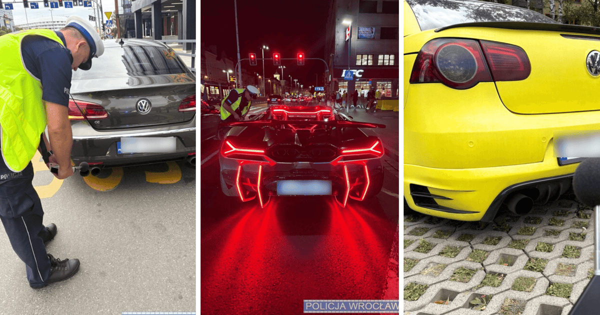 Wrocławska policja sprawdziła, czy kierowcy hałasują. Na tej akcji się nie skończy