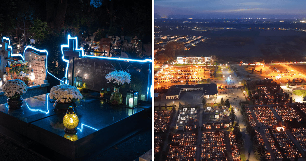 Łuna nad Psim Polem, tajemniczy Grabiszyński. Nekropolie wieczorną porą