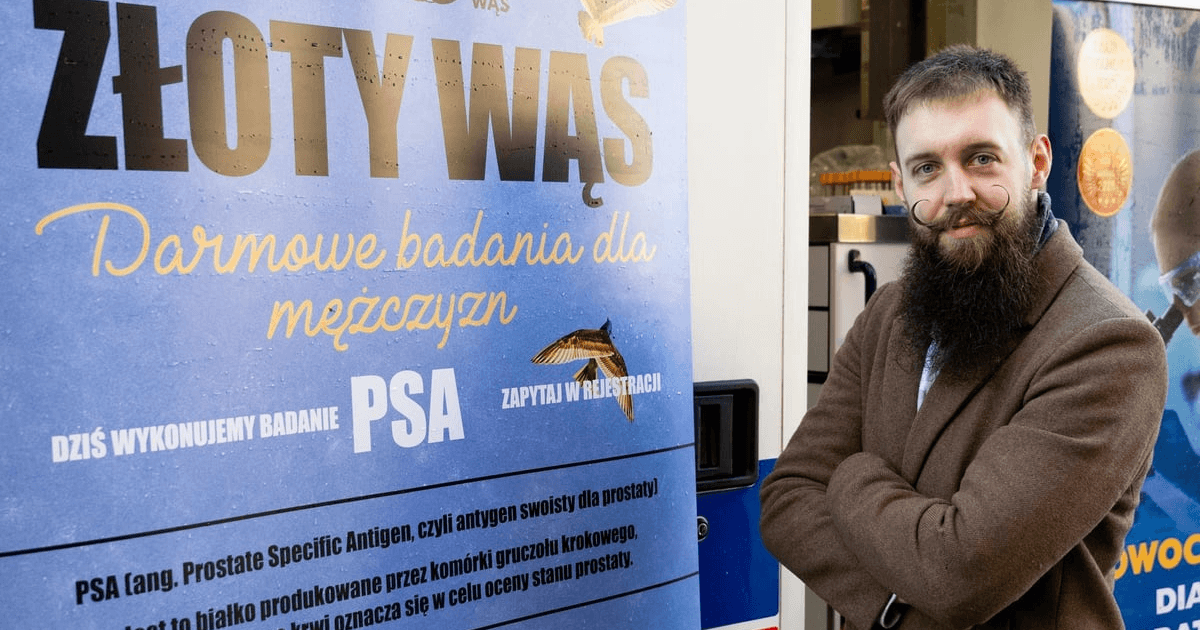„Złoty Wąs 2025”: Wrocław już po raz siódmy zachęca panów do badań i profilaktyki