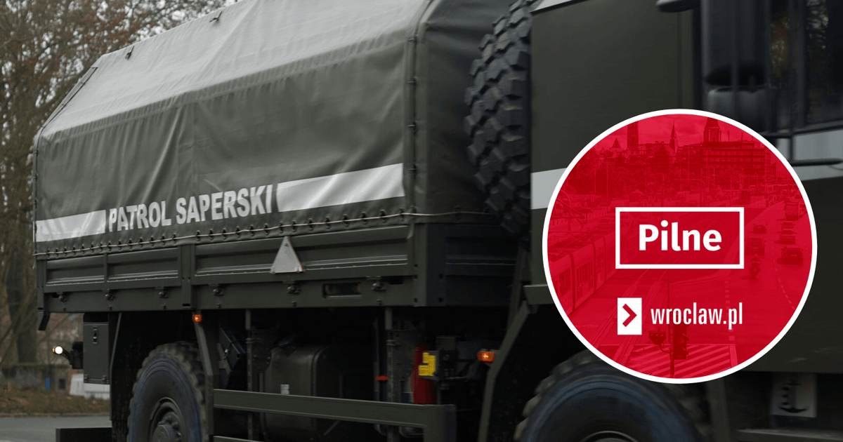 Niewybuch na terenie lotniska we Wrocławiu. Na miejsce jadą saperzy