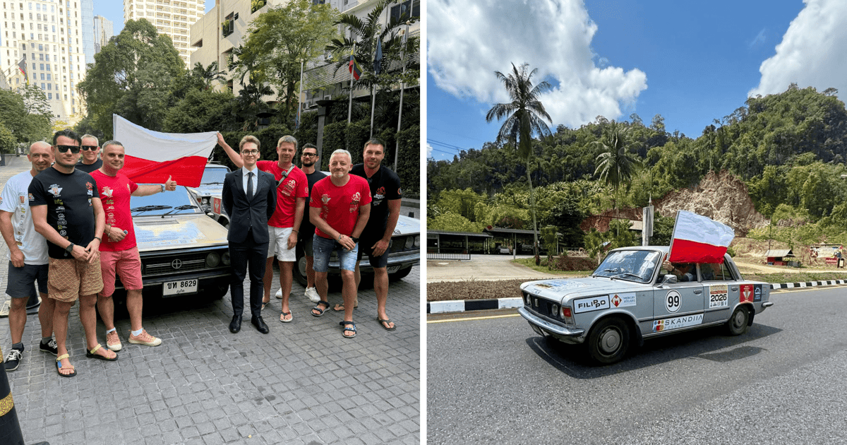 „Z Ziemi Tajskiej do Polski”. Wyprawa dotarła do Bangkoku