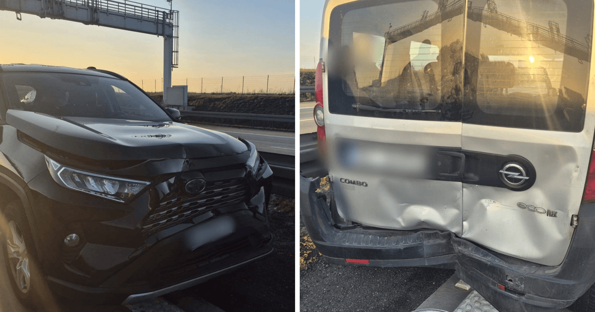 Spory zator na A4 w drodze na Wrocław. Zderzyły się dwa samochody