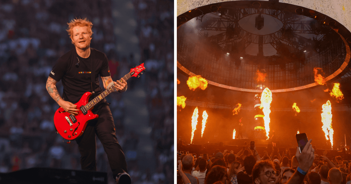 Był ogień! Ed Sheeran zagrał we Wrocławiu. Mamy zdjęcia z koncertu