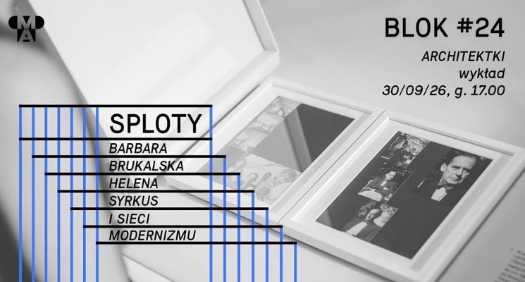 Plakat Architektki – wykład o power couples w polskiej architekturze