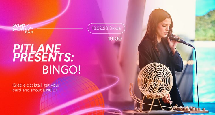 Plakat Pitlane Presents: BINGO!