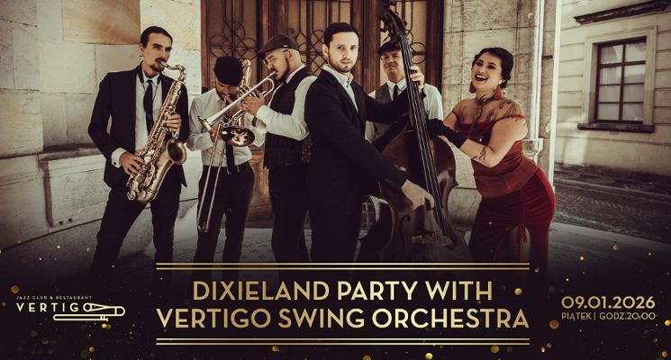 Plakat Dixieland party with Vertigo Swing Orchestra