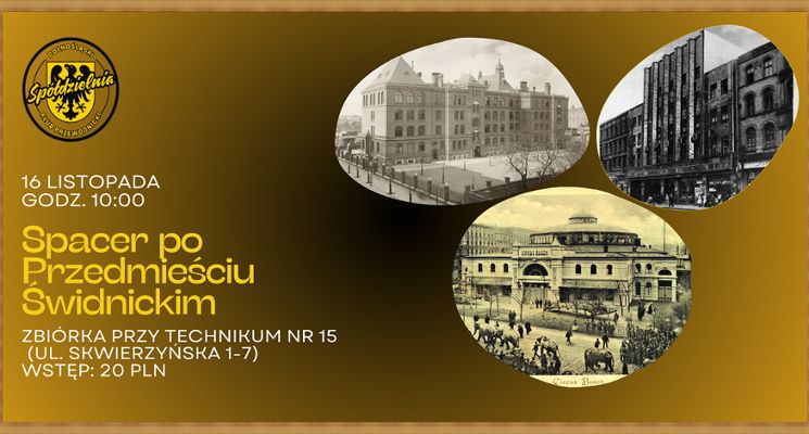 Plakat Spacer po Przedmieściu Świdnickim