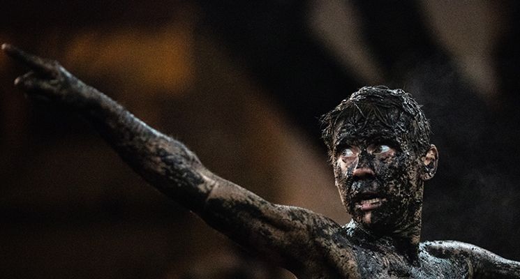 Plakat La Fin - instalacja performatywna Studia WACHOWICZ/FRET