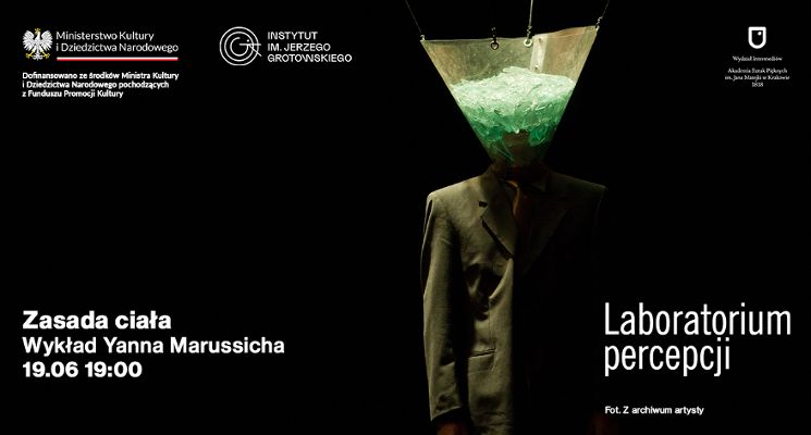 Plakat „Zasada ciała” – wykład Yanna Marussicha