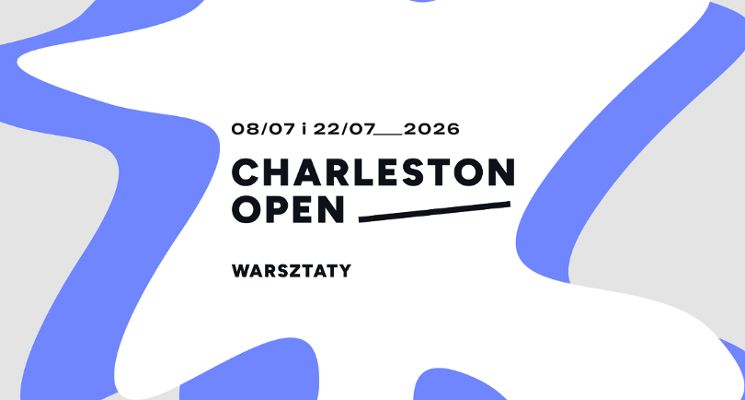 Plakat Charleston Open z Anią i Bartkiem