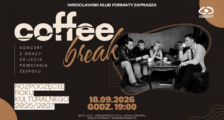 Plakat Start roku kulturalnego: koncert Coffe Break
