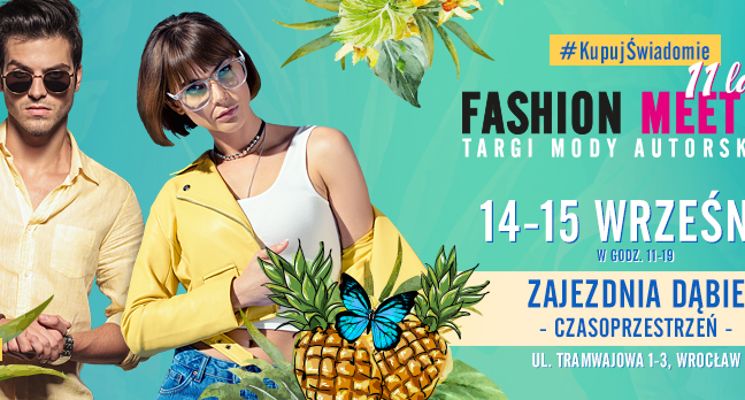 Plakat Targi mody Fashion Meeting - biżuteria i ubrania od polskich projektantów