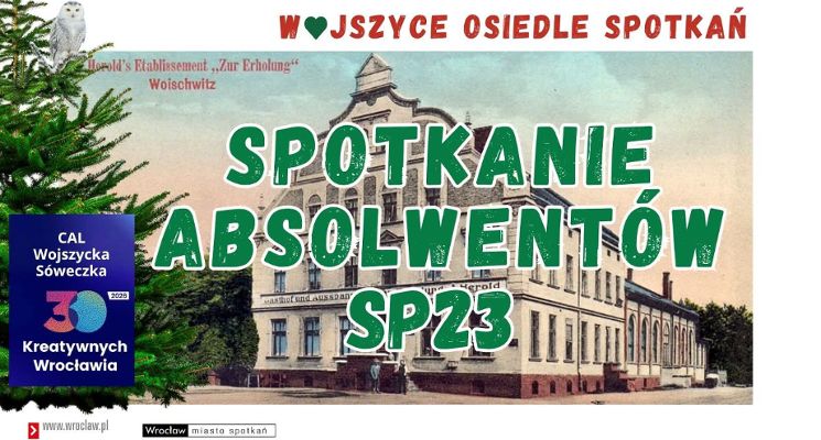 Plakat Spotkanie Absolwentów Szkoły Podstawowej nr 23