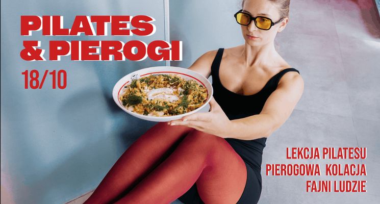 Plakat PILATES & PIEROGI