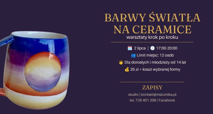 Plakat Barwy światła na ceramice