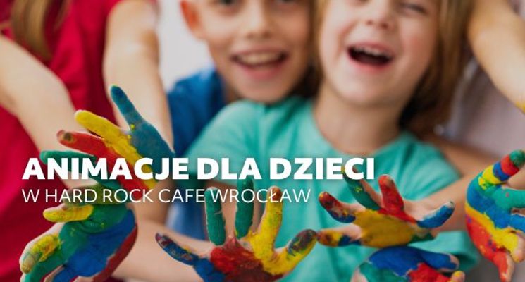 Plakat Niedzielne animacje dla dzieci w Hard Rock Cafe Wrocław
