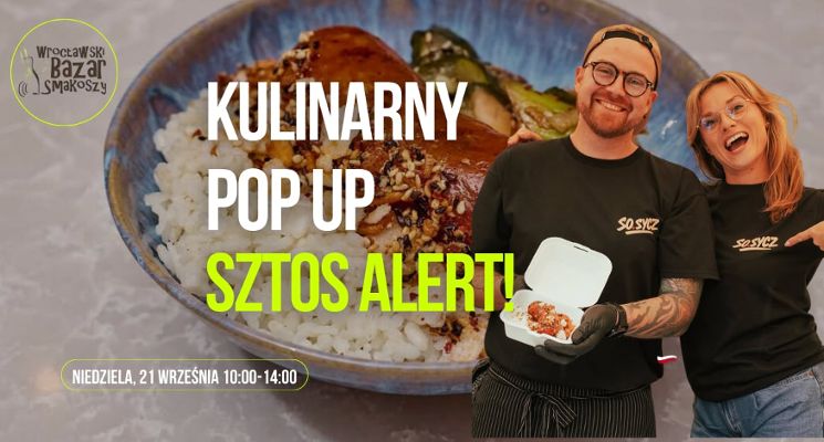 Plakat Umami Shock. Kulinarny Pop Up