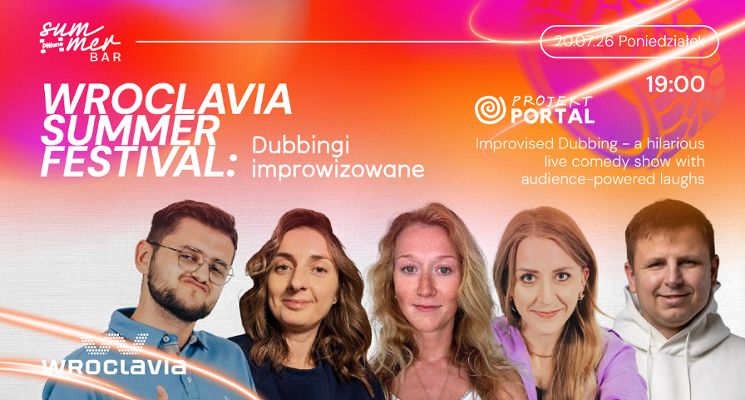 Plakat Wroclavia Summer Festival: Dubbingi improwizowane