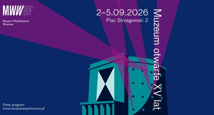 Plakat Muzeum otwarte XV lat - wystawa