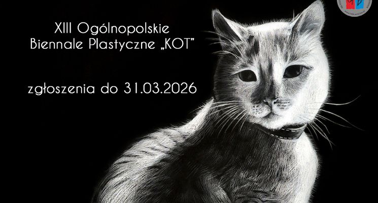 Plakat XIII Ogólnopolskie Biennale Plastyczne „KOT”