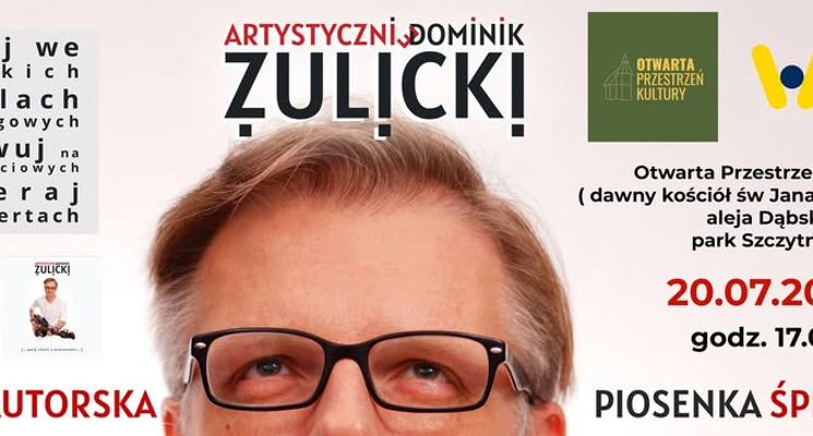 Plakat Dominik Żulicki „Parę chwil z wieczności” [koncert]