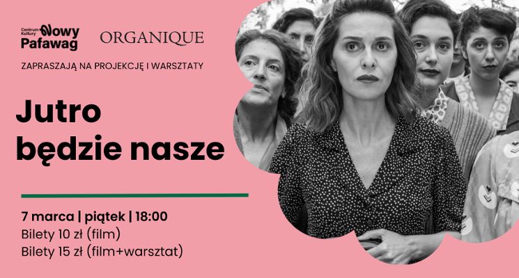 Plakat Dzień Kobiet w Centrum Kultury Nowy Pafawag