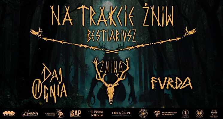 Plakat Żniwa, Furda i Daj Ognia "Na trakcie Żniw” [KONCERT]