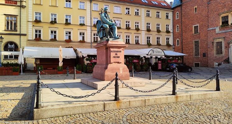 Plakat Wrocław dla początkujących. Spacer z przewodnikiem