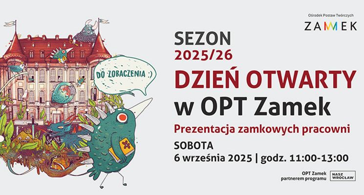Plakat Dzień otwarty w OPT Zamek