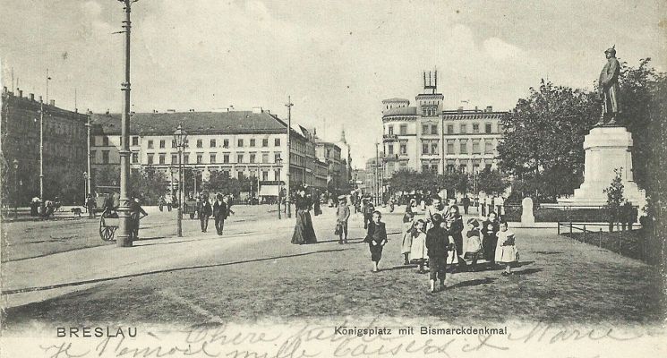 Plakat Od Maja do Gustawa. Spacer Promenadą Staromiejską