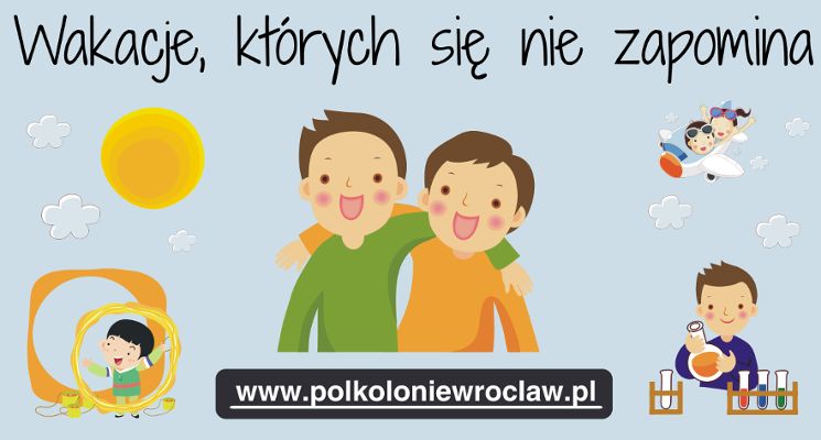Plakat Półkolonie Brainy® we Wrocławiu