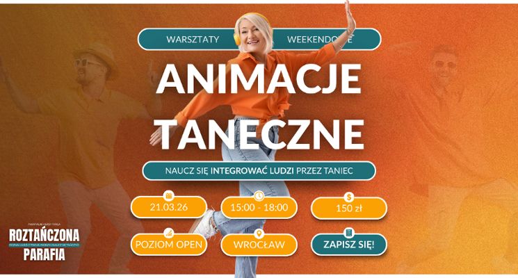 Plakat Animacje taneczne II | warsztaty ze Zbyszkiem