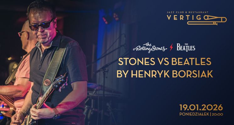 Plakat Stones vs Beatles by Henryk Borsiak