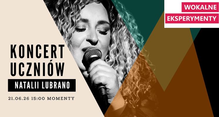 Plakat Koncert uczniów Natalii Lubrano