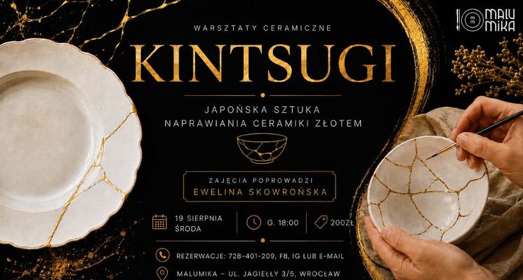Plakat KINTSUGI - warsztaty