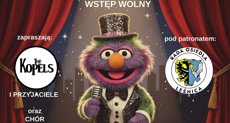 Plakat Leśnicka Noc Kabaretowa